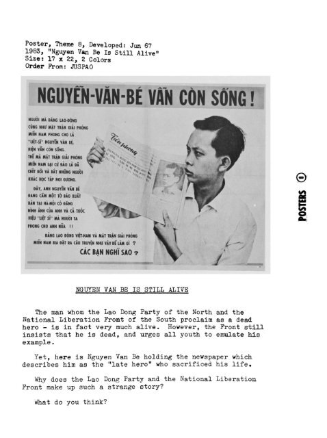 National Catalog of PSYOPS Materials - Paperless Archives