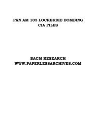 Pan Am Flight 103 CIA Files.pdf - Paperless Archives