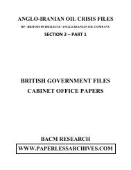 British Government Files Part 1 - Paperless Archives