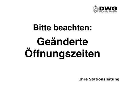 Bitte beachten - Die Papierbank