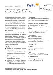 Seminarinfos und Anmeldeformular - Papilio