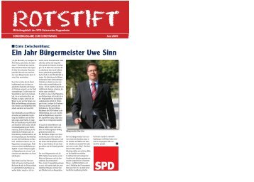 Rotstift - SONDERAUSGABE ZUR EUROPAWAHL - Pappenheim.info