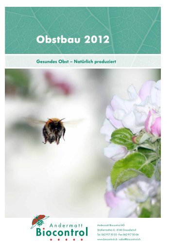 Obstbau 2012 - Papst.ch