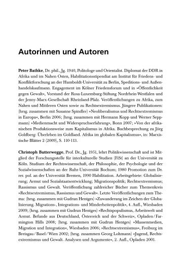 Autorinnen und Autoren - beim PapyRossa Verlag!