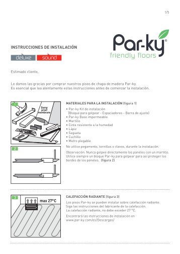 Instrucciones de instalacion - Par-ky