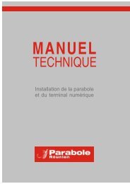 Manuel technique complet - Parabole Réunion