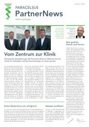 PartnerNews - Paracelsus-Kliniken