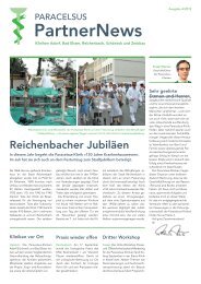 PartnerNews - Paracelsus-Kliniken