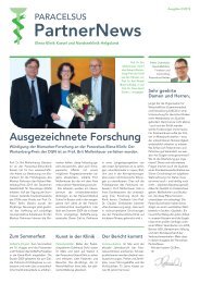 PartnerNews - Paracelsus-Kliniken