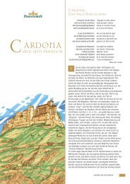Cardona und sein Parador [broschüre] - Paradores