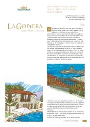 La Gomera und sein Parador [broschüre] - Paradores