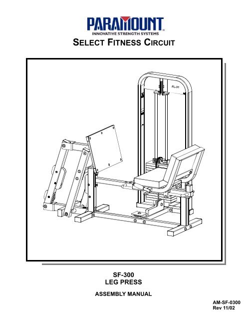 Paramount 2025 leg press