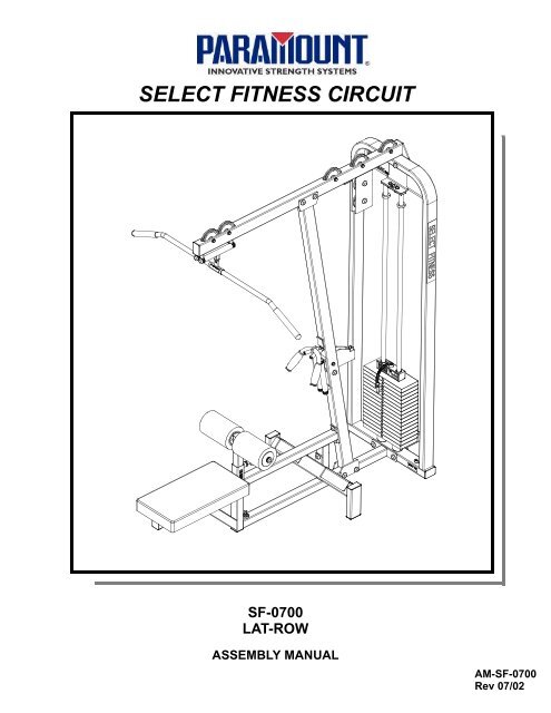 Paramount fitness parts hot sale