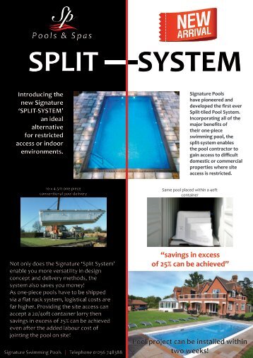 Signature_split_system - Paramount Pools