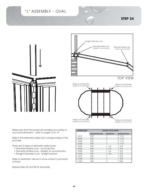 Installation guide - Paramount Pools