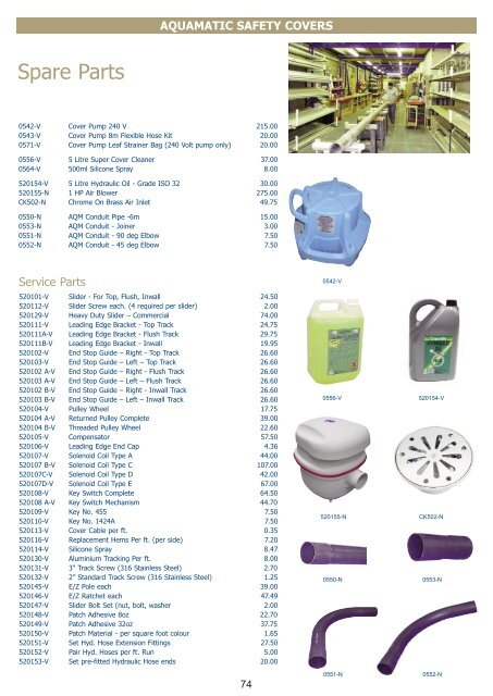 Price List - Paramount Pools