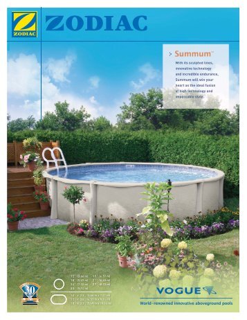 Impact Brochure from Vogue - Paramount Pools