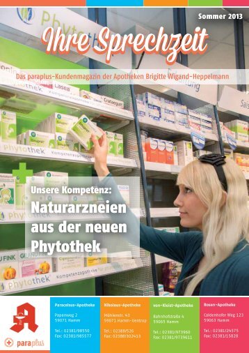 Naturarzneien aus der neuen Phytothek - Paraplus