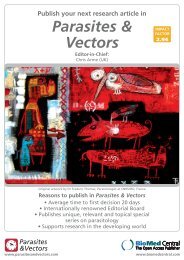 leaflet - Parasites & Vectors