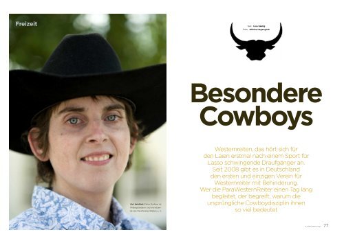 Besondere Cowboys - ParaWesternReiter eV