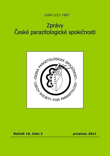 ZprÃ¡vy ÄeskÃ© parazitologickÃ© spoleÄnosti - ÄeskÃ¡ parazitologickÃ¡ ...