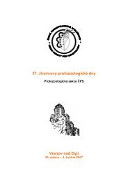 program PDF - ÄeskÃ¡ parazitologickÃ¡ spoleÄnost