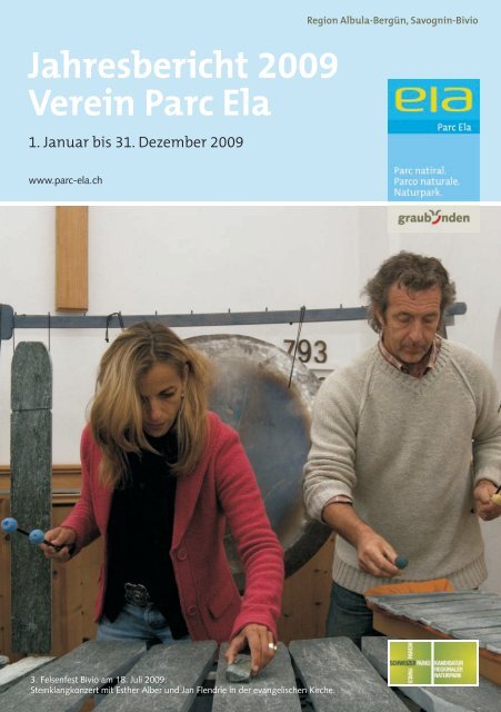 Jahresbericht 2009 Verein Parc Ela