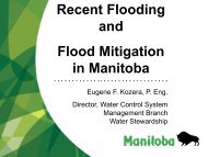 Recent Flooding and Flood Mitigation in Manitoba