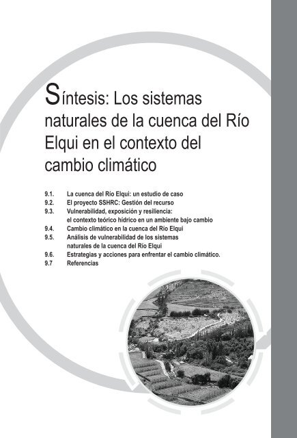 SÃ­ntesis: Los sistemas naturales de la cuenca del RÃ­o Elqui en el ...