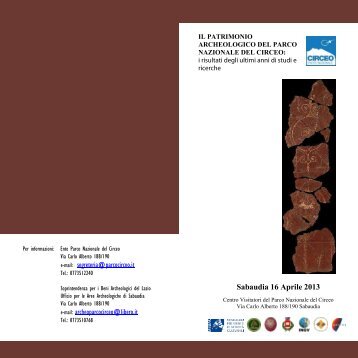 Pieghevole Archeologia PARCO NAZIONALE DEL CIRCEO.pdf