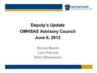 Deputy's Update - Pennsylvania Recovery and Resiliency