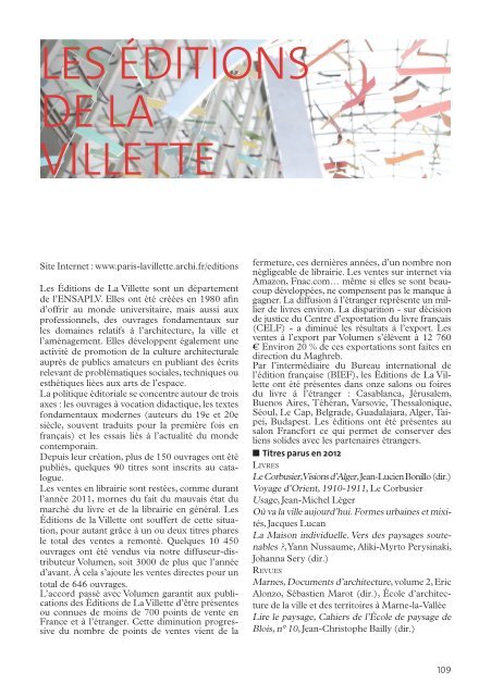 ensaplv ra 2012 def .pdf - Ecole Nationale SupÃ©rieure d'Architecture ...