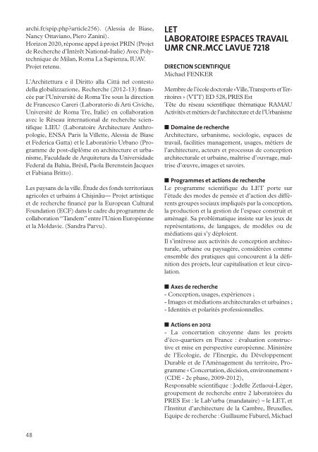 ensaplv ra 2012 def .pdf - Ecole Nationale SupÃ©rieure d'Architecture ...