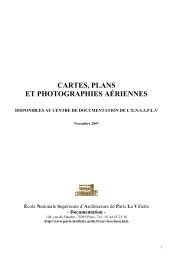 Cartes et plans, photographies aÃ©riennes - Ecole Nationale ...