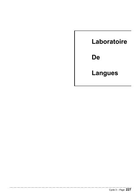 Programme d'enseignement - Ecole Nationale SupÃ©rieure d ...