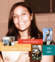 200 By The Numbers - Paris Junior College