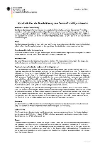 BFD-Merkblatt - Paritaetischer-freiwillige.de