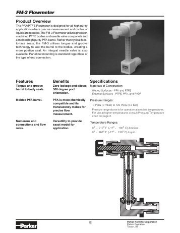 Product brochure in pdf - Parker