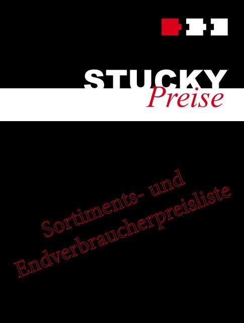 Sortiments- und Endverbraucherpreisliste - Stucky Holzprofilleisten AG