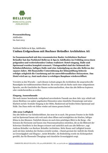 PDF Pressemitteilung - Parkhotel Bellevue