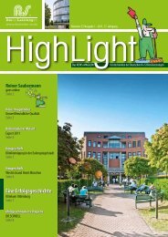 HighLight - Nummer 27 - 01/2011 - Deutsche R+S Dienstleistungen