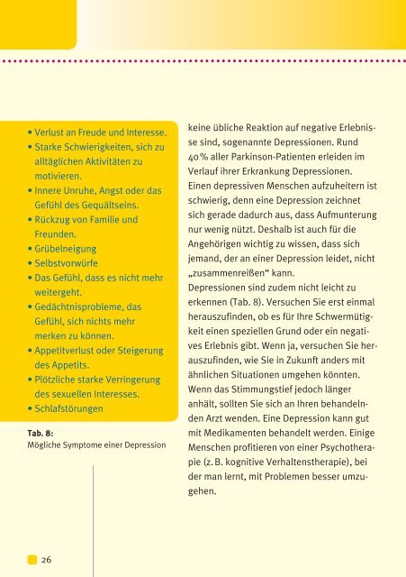 Besser Leben mit Parkinson.pdf - Deutsche Parkinson Vereinigung eV