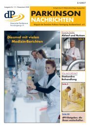 StationÃ¤re Behandlung - Deutsche Parkinson Vereinigung eV