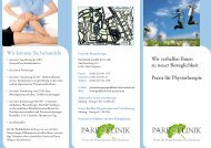 Wir verhelfen Ihnen zu neuer Beweglichkeit - Park-Klinik Bad Nauheim