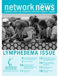 LYMPHEDEMA ISSUE - Canadian Breast Cancer Network