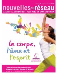 Automne 2010 (PDF 1.70Mb) - Canadian Breast Cancer Network