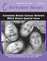 Network News - Winter/Spring 2010 - Canadian Breast Cancer ...