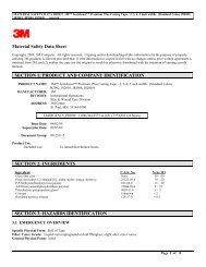 Material Safety Data Sheet SECTION 1 - Cardinal Health DFU/MSDS