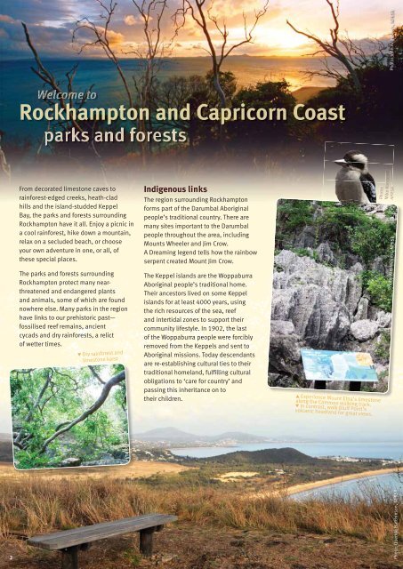Rockhampton and Capricorn Coast parks and forests visitor guide