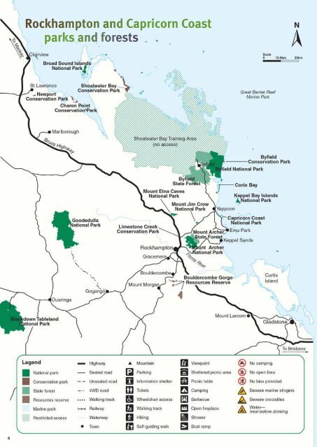 Rockhampton and Capricorn Coast parks and forests visitor guide